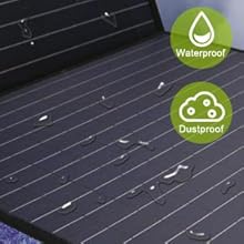ALLPOWERS 400W / 200W / 140W / 100W / 60W Solar Charger，Portable Waterproof Foldable Solar Panel for Camping RV Garden Roof