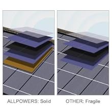 ALLPOWERS 400W / 200W / 140W / 100W / 60W Solar Charger，Portable Waterproof Foldable Solar Panel for Camping RV Garden Roof