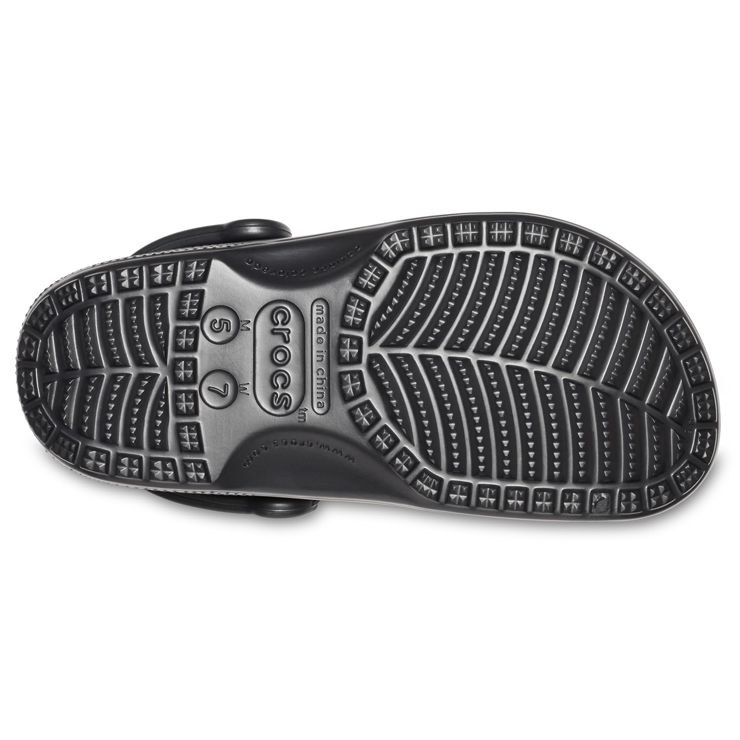 Crocs Unisex-Adult Classic Clogs, Black, 11 Men/13 Women