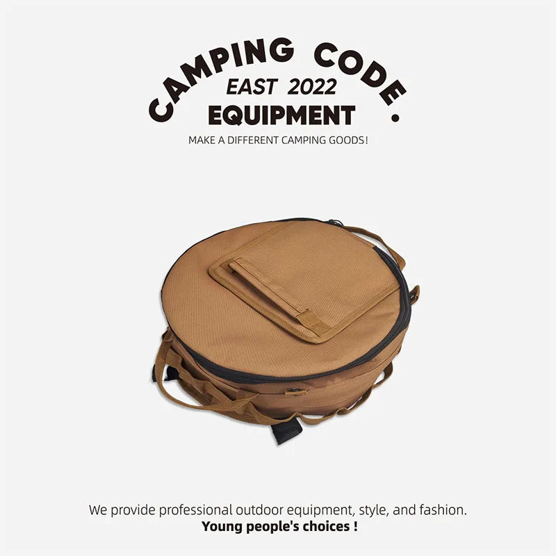 WELLHIKE Portable Collapsible Outdoor Camping Ice Bucket Car Carrying Round Bucket Insulation Keep Cold Keep Fresh Bag