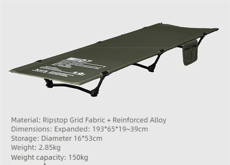WELLHIKE Camping Marching Bed Outdoor Folding Ultralight Bed Waterproof Portable Lightweight Office Nap Bed With Storage Bag