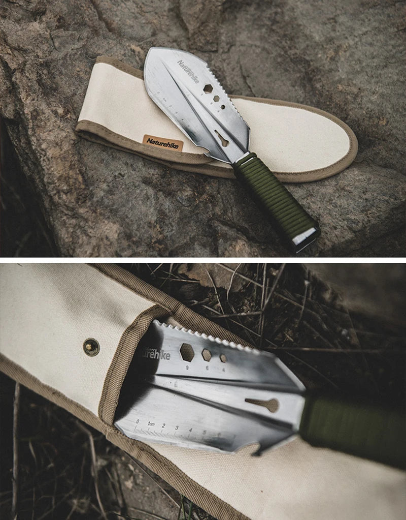 Naturehike Camping Shovel Outdoor Multifunctional Hiking Tactical Survival Emergency Tool Mini Portable Bushcraft Garden Shovels