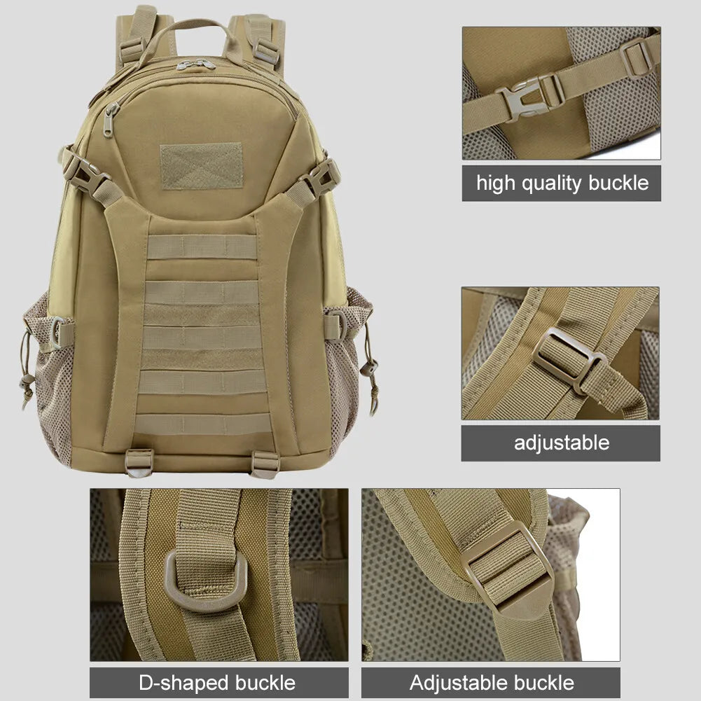 Tactical Camping Hiking Backpack Sling Shoulder Bag Outdoor Military Rucksacks Waterproof Assault Pack Travel Bags