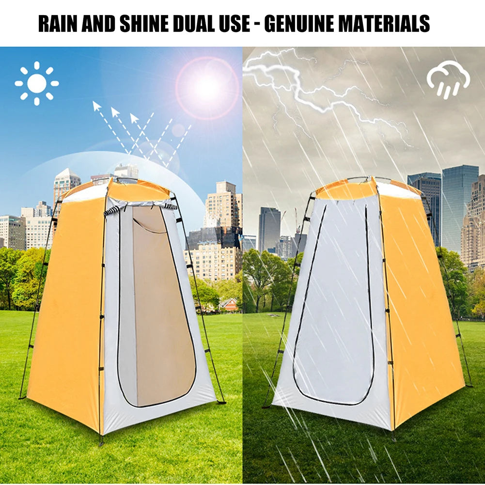Portable Privacy Shower Tent Outdoor Waterproof Changing Room Shelter for Camping Hiking Beach Toilet Shower Bathroom