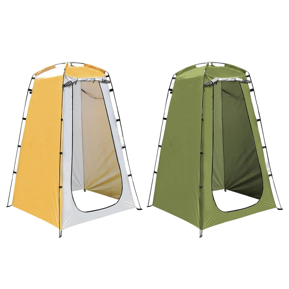Portable Privacy Shower Tent Outdoor Waterproof Changing Room Shelter for Camping Hiking Beach Toilet Shower Bathroom
