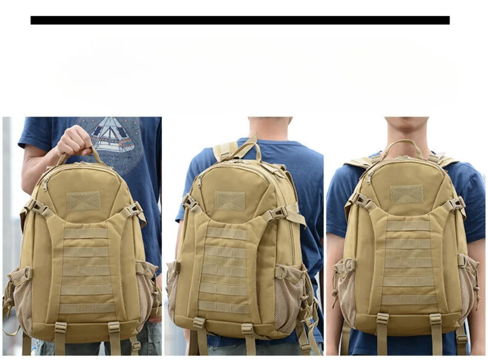 Tactical Camping Hiking Backpack Sling Shoulder Bag Outdoor Military Rucksacks Waterproof Assault Pack Travel Bags