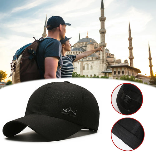 2PCS Unisex Baseball Caps Summer Quick drying Breathable Hat Outdoor Sports Sum Shade Cap for Outdoor Fishing Camping