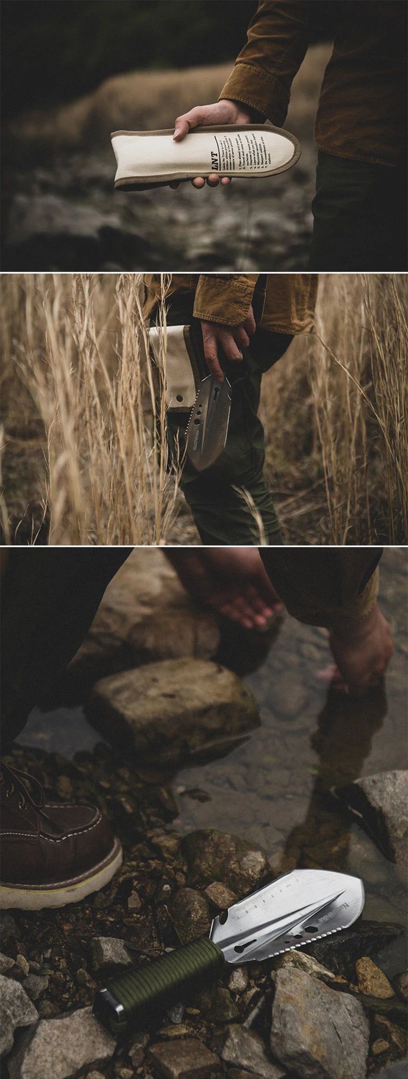 Naturehike Camping Shovel Outdoor Multifunctional Hiking Tactical Survival Emergency Tool Mini Portable Bushcraft Garden Shovels