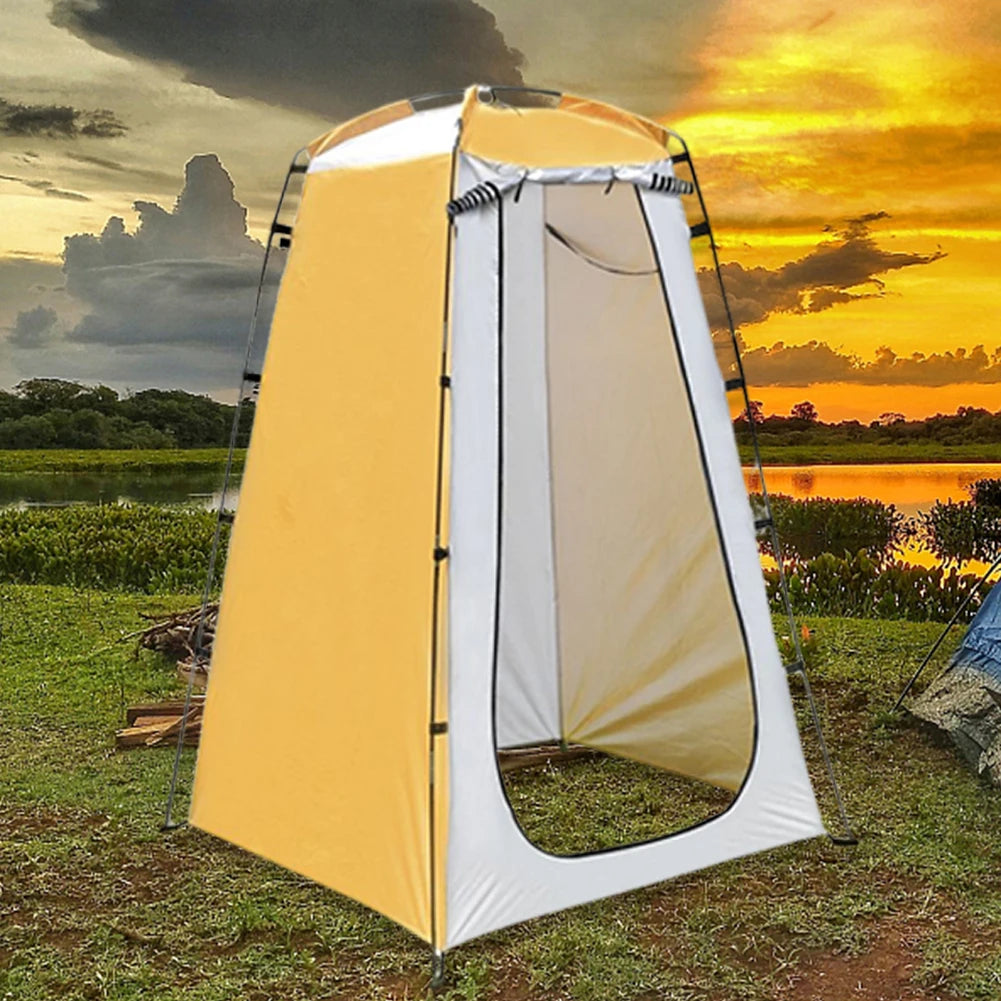 Portable Privacy Shower Tent Outdoor Waterproof Changing Room Shelter for Camping Hiking Beach Toilet Shower Bathroom
